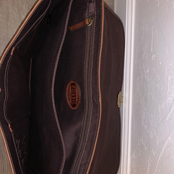 Fossil leather briefcase - Picture 5 of 5